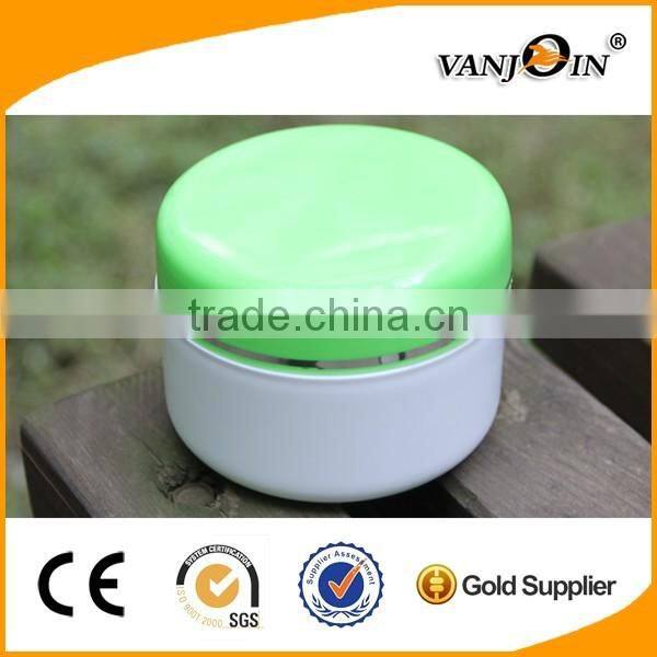 Cute 10ML Empty PET Plastic Baby Skin Care Jar with Pink Cap