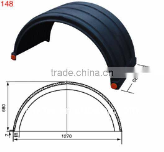 Plastic Mudguard for Trailers