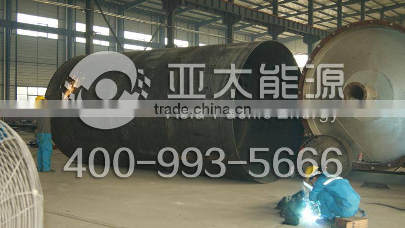 Cheap! waste tire oil recycling to diesel machine Waste tire/plastic pyrolysis plant
