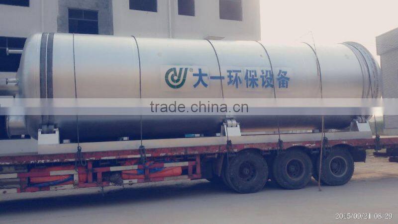 electric power type and new condition batch type waste tyre pyrolysis plant