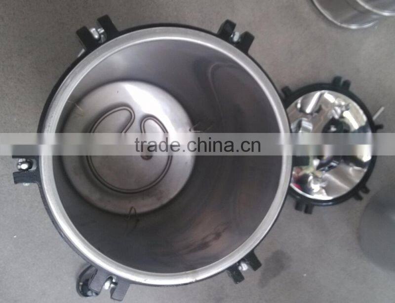 Portable mini autoclave, manual type steam sterilizer