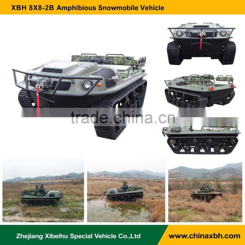 8X8-2B snowmobile Amphibious vehicle desert vehicle gasoline track drive ATV