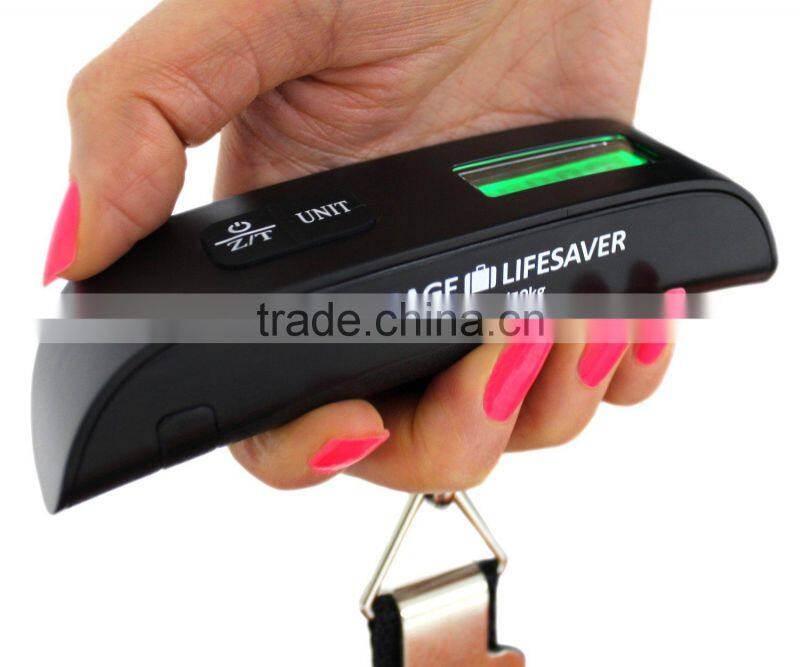 LCD Digital Baggage Weight Hook Scale