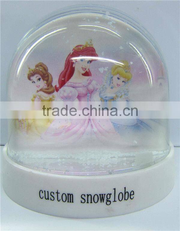 Custom snow globe photo frame snow globe