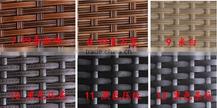 High back modern adjustable rattan chair for outdoor