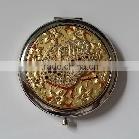 high quality pocket mirror ,fancy compact mirror