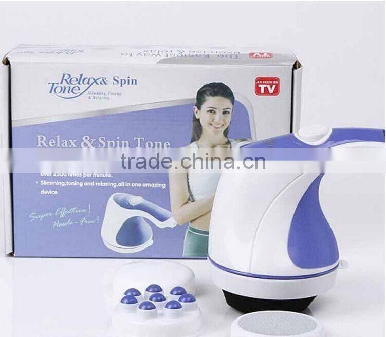 2015 New Arrival Relax & Spin Tone Body Massager Best For Slimming & Relaxing Body Electric Massager Vibrating Massager Portable