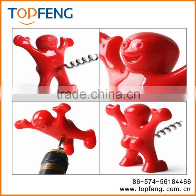 Corkscrew Opener /Bottle Plug /Perky Novelty Gift
