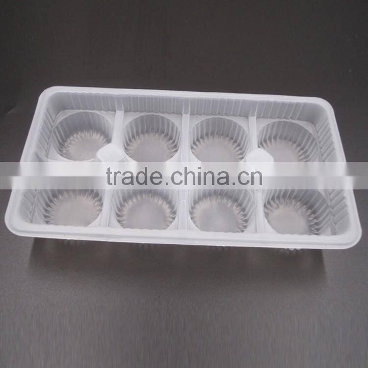 PP/PET/PVC Custom clear Blister divider food plastic package top Quality Clamshells Blister Packaging For food