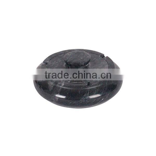 Customized decorative wooden lids for unique marble candle jars 2016 newly designed candle holder