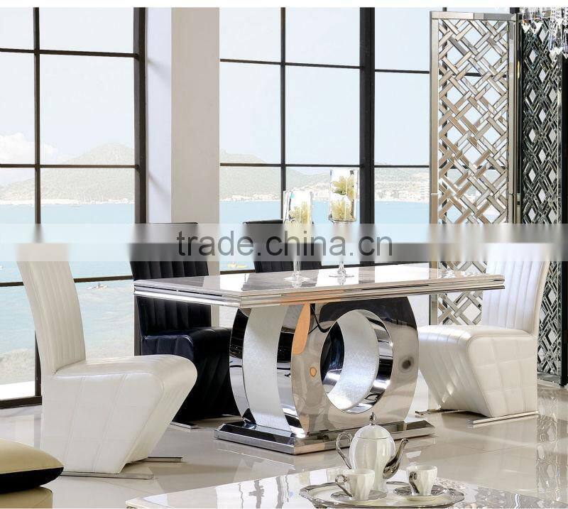 2015 new steel table and chairs