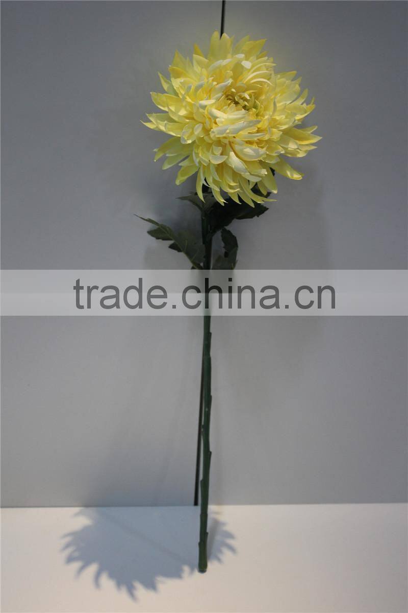 brand name decorative artificial flowers wholesale fabric chrysanthemum