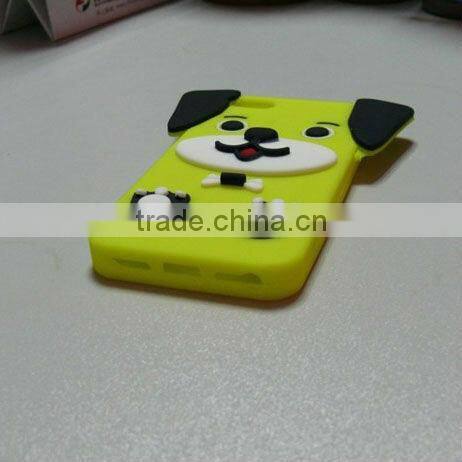 Cute pug style Silicone mobile phone cover