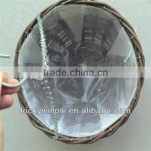 2014 beautiful hanging wicker basket