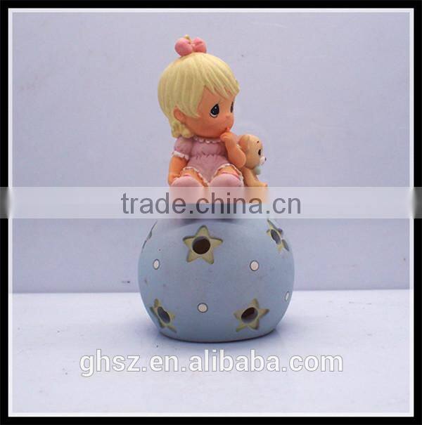 Custom souvenir 3D Castle Building model Craft resin house building model factory