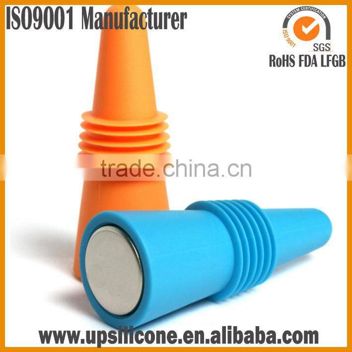 new design silicone rubber wine bottle stopper