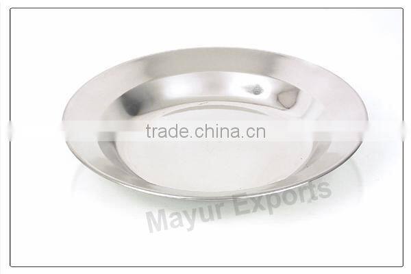 Stainless Steel Soup Plate