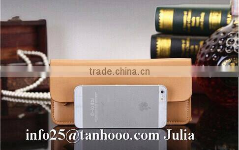 Handmade leather wallet/women slim wallet money clip