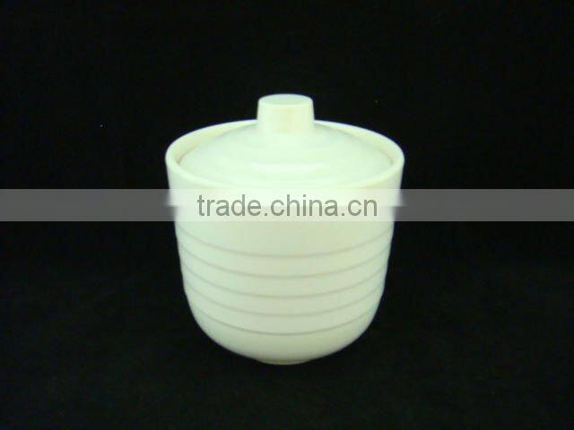 Melamine rice bowl with lid