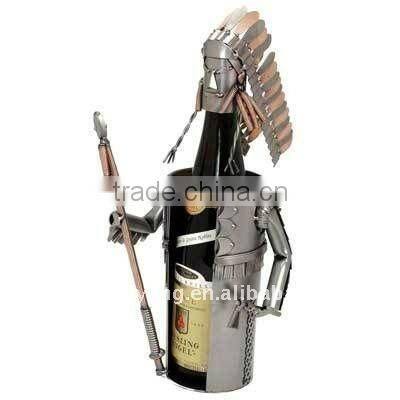guitar man design for wine holder