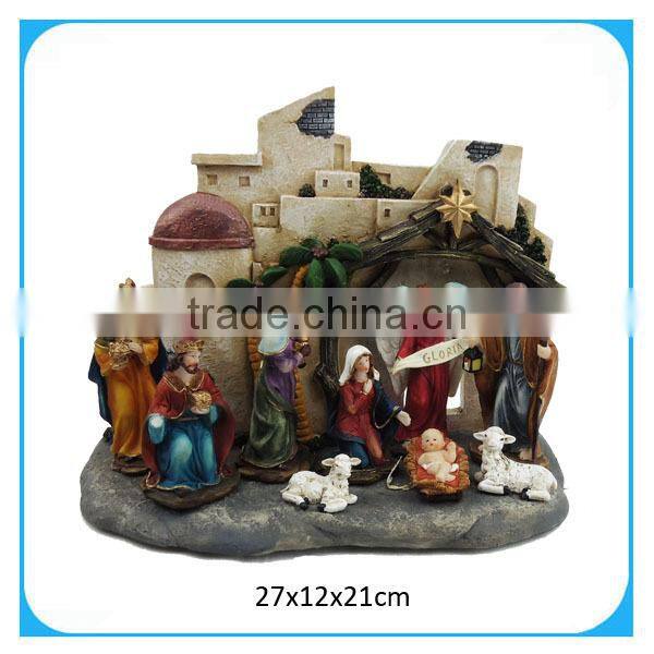 wholesale religious resin manger