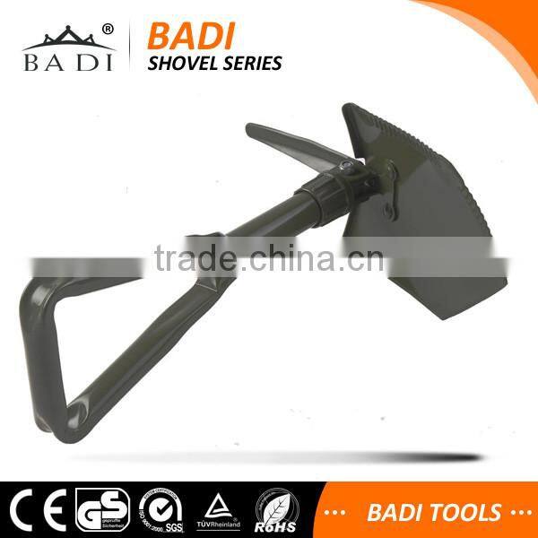 camping multifunction folding portable shovel with pickaxe