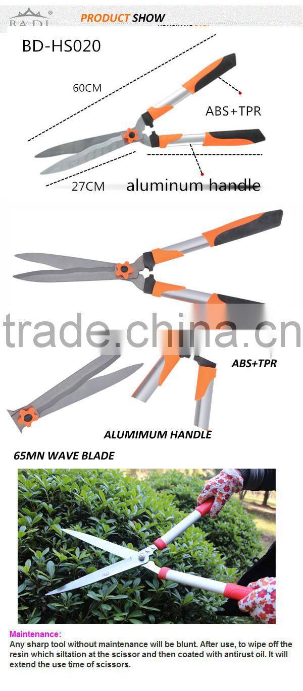 BD-HS020 aluminum handle garden pruning hedge shear