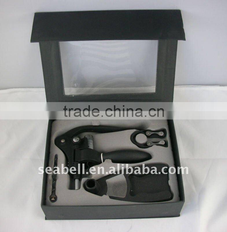 2pcs manual box wine bottle opener