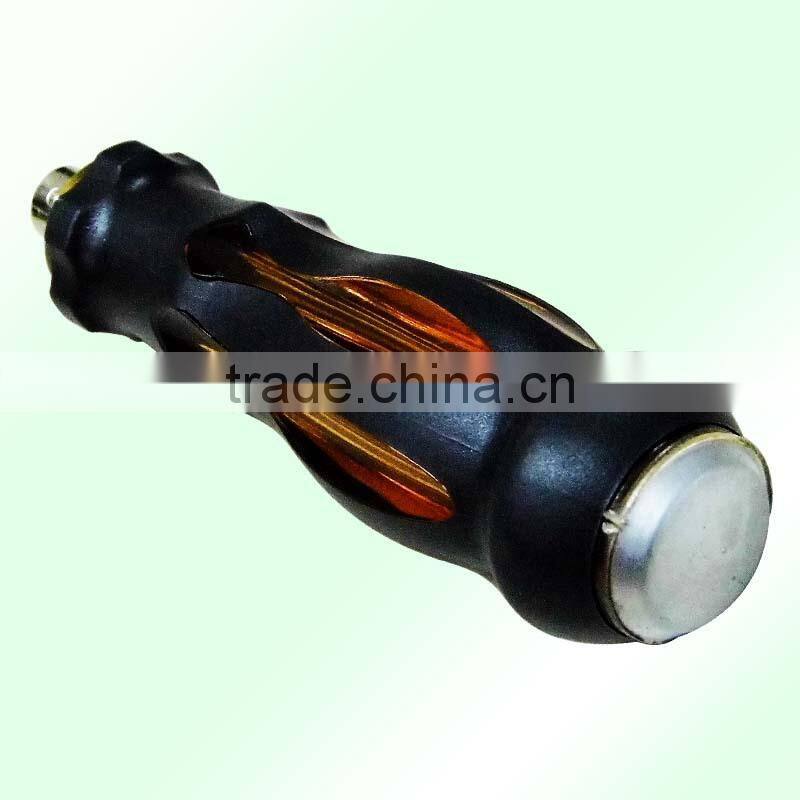 D1070 224 Black and Brown transparent wear heart handle with two use screwdriver