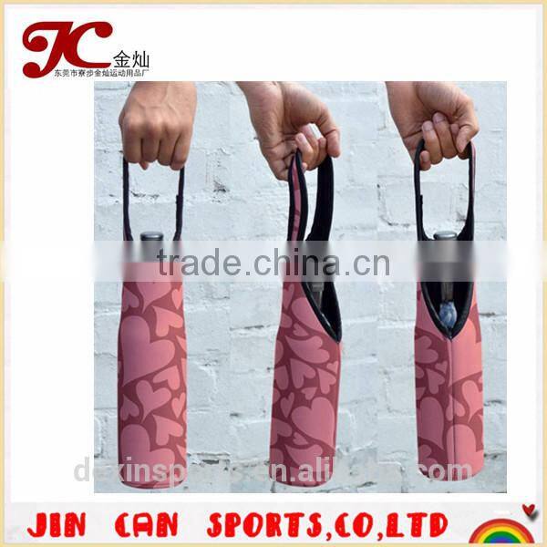 Environment friendly 3.0mm thick neoprene cooler bottle