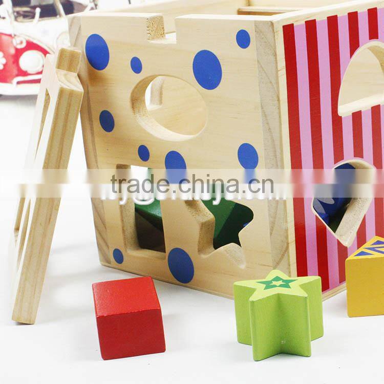 Kids Baby Educational Toys Wooden Toddler Toys for Boys Girls Learning Toy for Coordinating Eye And Hand W12D067