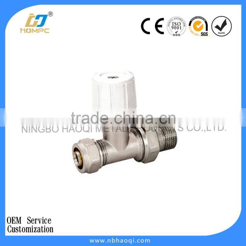 thermostatic radiator valves with compression connector