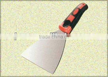 2 color soft TPR handle stainless steel scraper