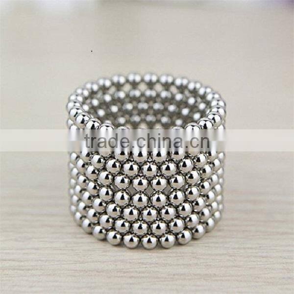 Magnetic Decompression Ball Educational Toys for Children Size 3mm Pack of 216 Pieces