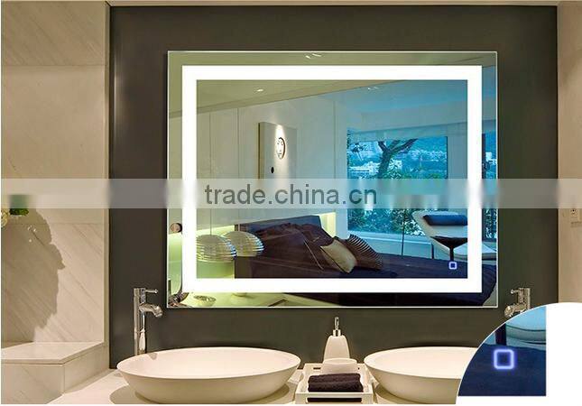IP44 Led Lighted Frameless Bathroom Mirror
