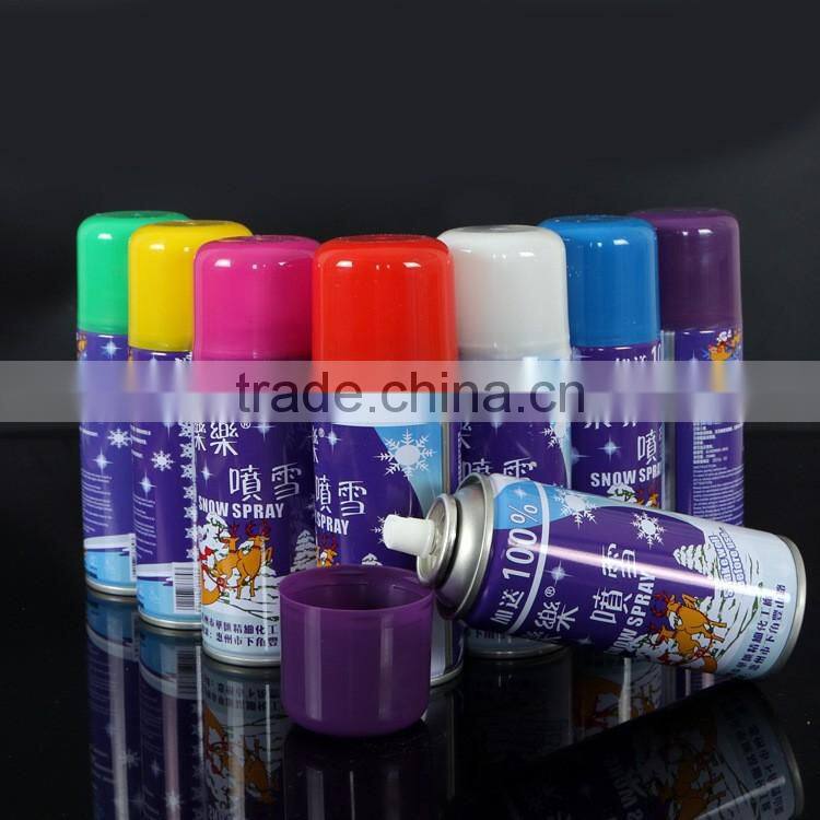 250ml wholesale snow spray can for birthday party/christmas/wedding artificial snow decoration
