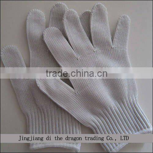 Steel wire gloves of cut resistant level 5 gloves