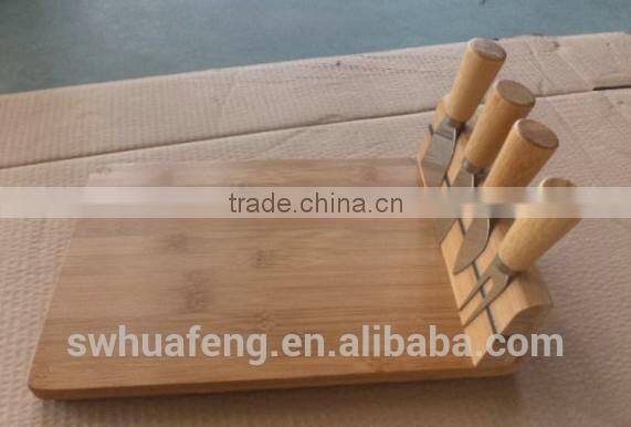 Top selling cheese board with knife,fork,shovel