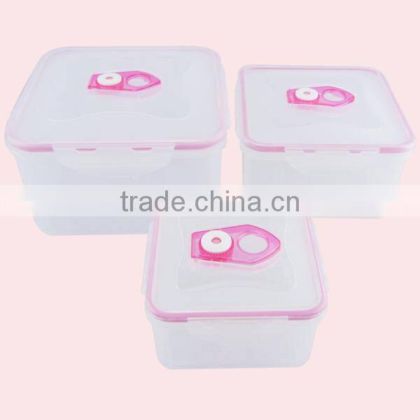 Square Take Away Airtight Plastic Food Container