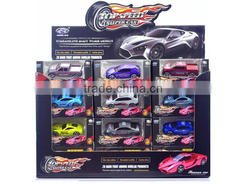 2015 new design china die cast mini car set toy for sale