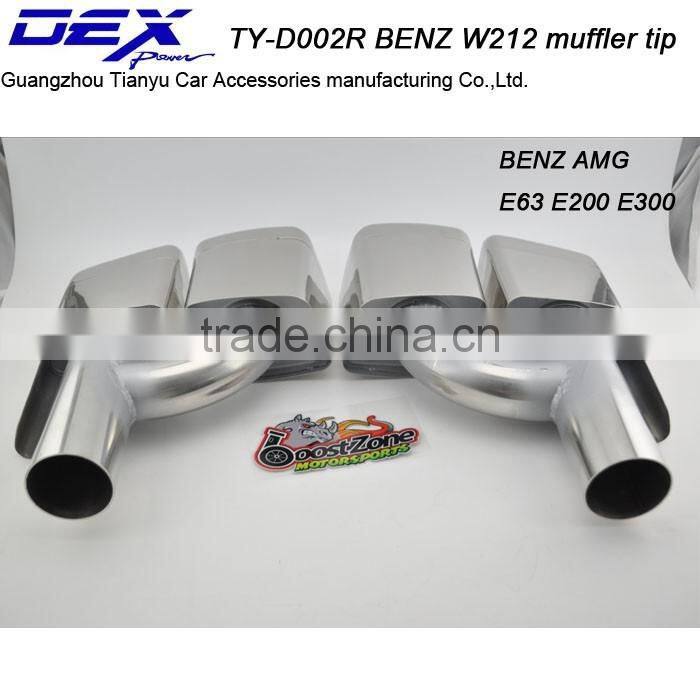 auto parts best price SS304 B-ENZ AMG W212 dedicated exhaust tips