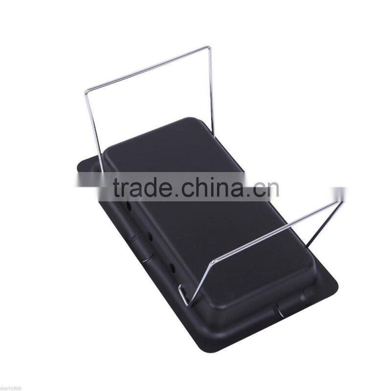 Black Camping Charcoal BBQ Grill Barbecue Grill with foldable legs