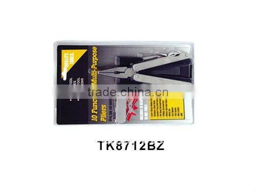 2014 Hardware multi function stainless steel plier hand tools with blister card TK0106