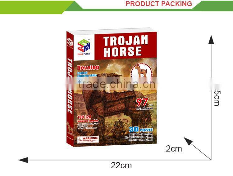 Funny 3d puzzle game children intelligence toy iq puzzle