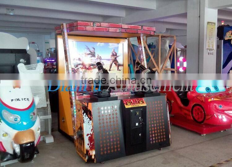 47 inch Rambo amusement machine gun shooting game DF-035/Rambo shooting game machine/coin operated shooting simulator for sale