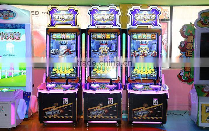 More attactive coin operated Robot Attack amusement redemption lottery game machine for sale