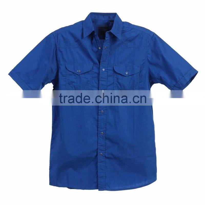 Customized button up men mechanic shirts