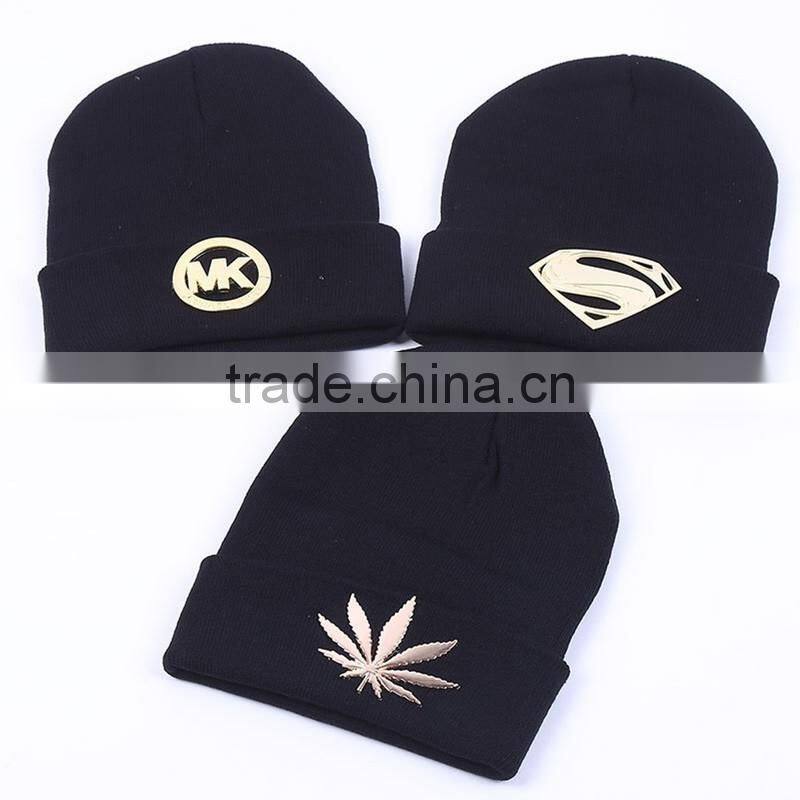 Fashion Hot Drilling CC Winter Beanies With Rhinestone