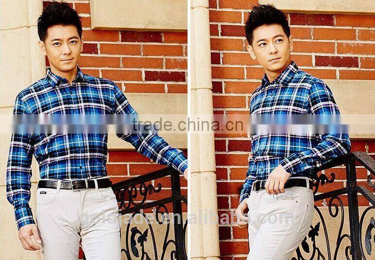 wholesale mens fancy check dress shirts
