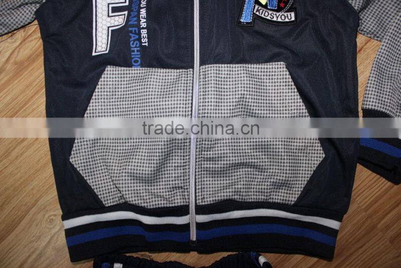 GZY new style fashion boy's shirt three pieces set for spring and auturm